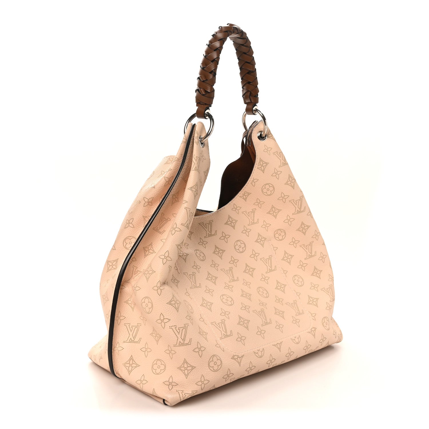 Louis Vuitton Mahina Carmel Hobo Creme 3 of 9