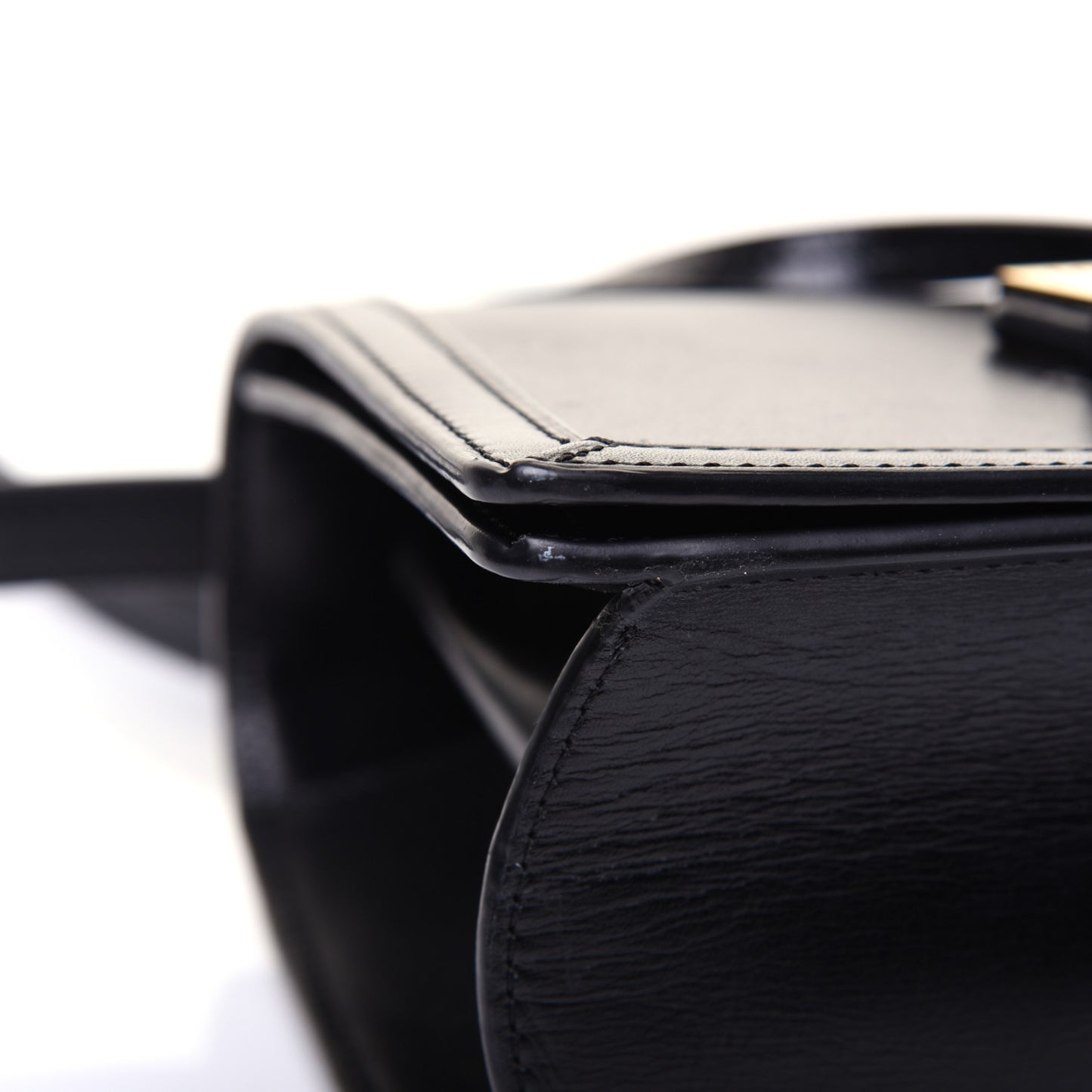 Calfskin Medium Barcelona Shoulder Bag Black