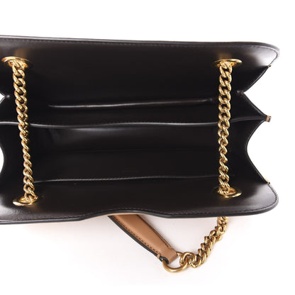Fendi Vitello King Nubuck Pequin Karligraphy Pocket Shoulder Bag Biscuit Tobacco Moro 5 of 9