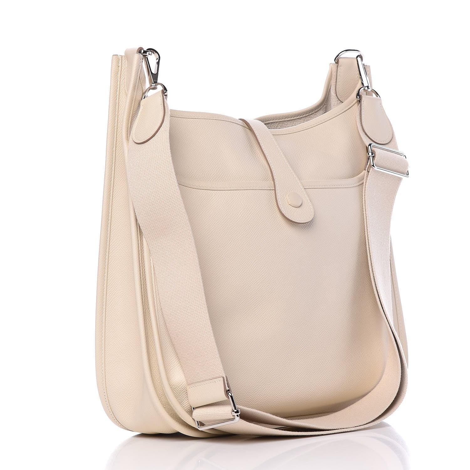 Hermes Epsom Evelyne III GM Craie 3 of 13