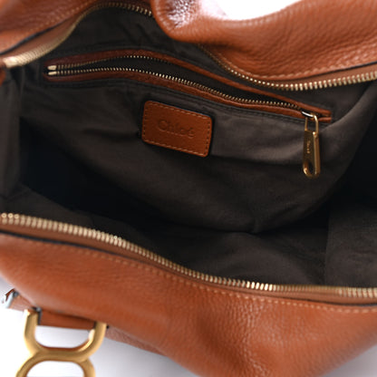 Chloe Calfskin Large Marcie Satchel Tan 5 of 10