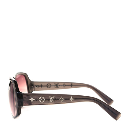 Louis Vuitton Obsession GM Z0072W Sunglasses Purple Glitter 3 of 7