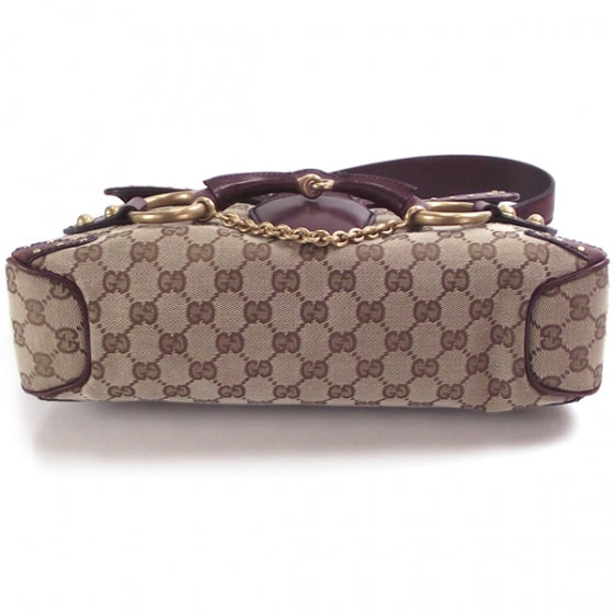 Monogram Horsebit Studded Flap Bag