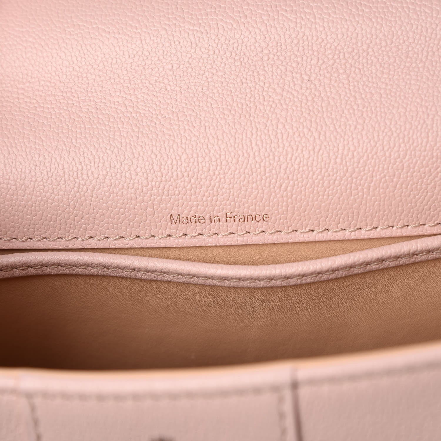 Delvaux Grained Calfskin Mini Brillant Satchel Light Pink 8 of 9