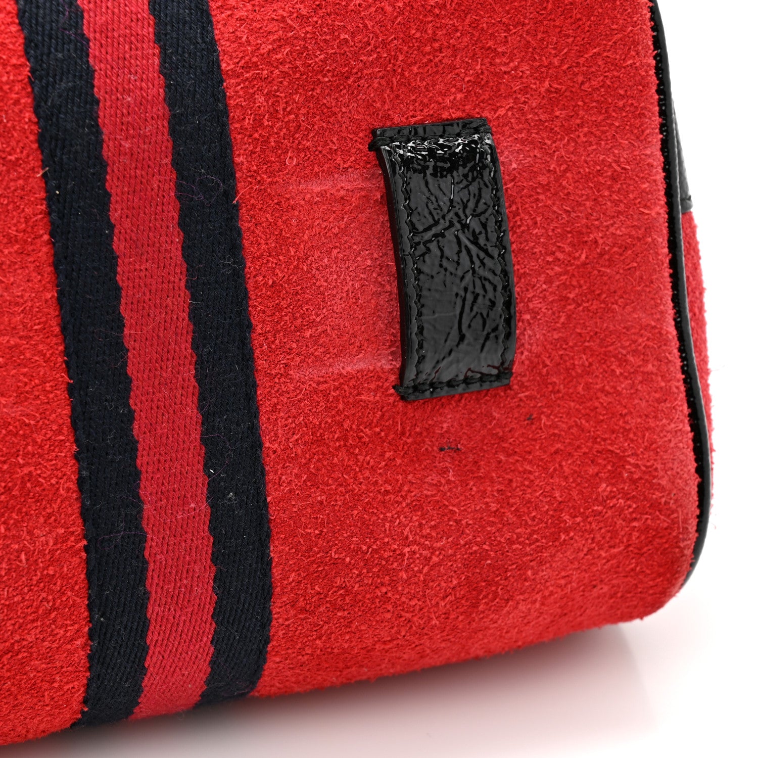 Gucci Suede Small Ophidia Belt Bag 85 34 Hibiscus Red 13 of 15