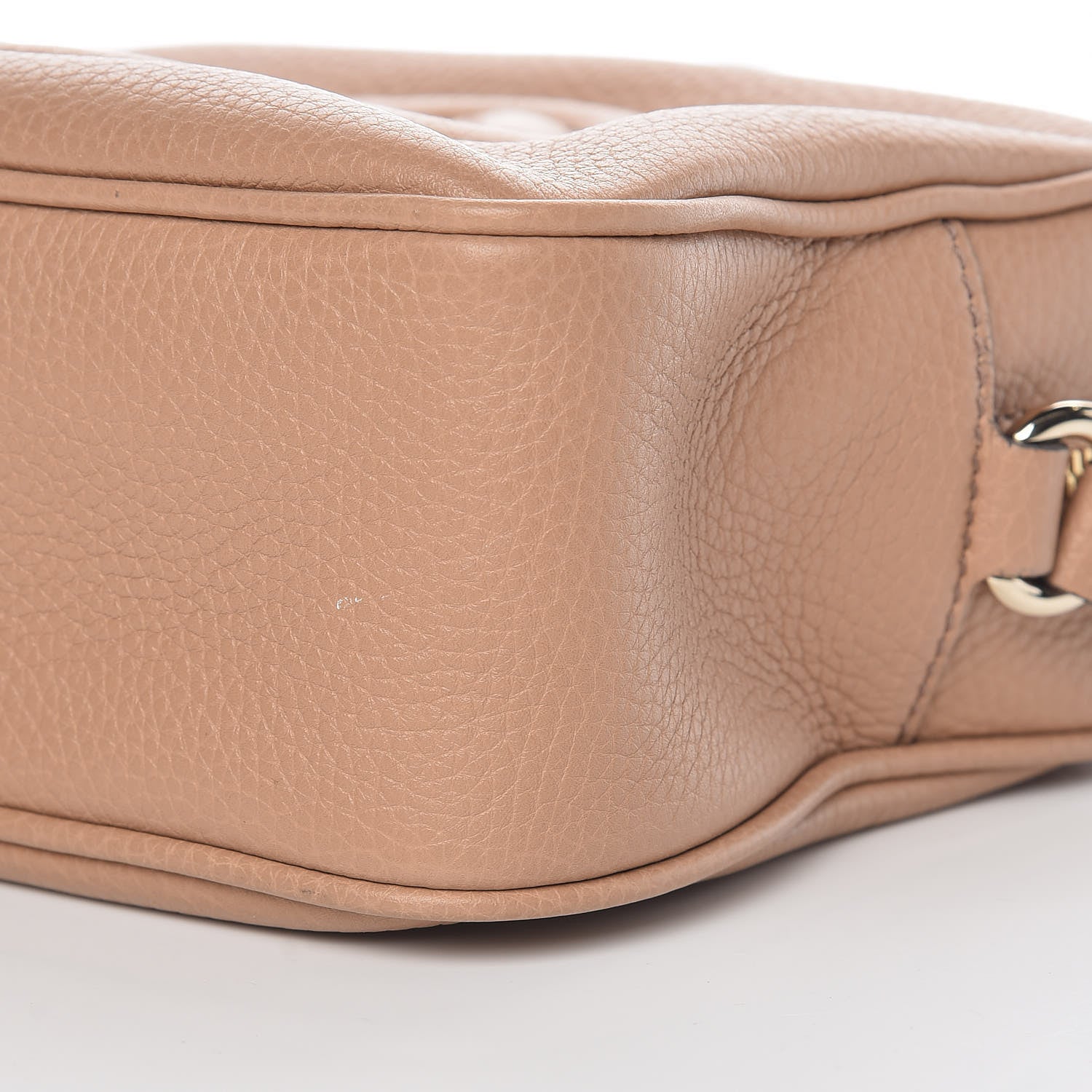 Gucci Pebbled Calfskin Small Soho Disco Bag Rose Beige 9 of 10