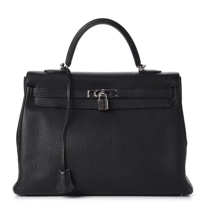 Hermes Togo Kelly Retourne 35 Black 1 of 31