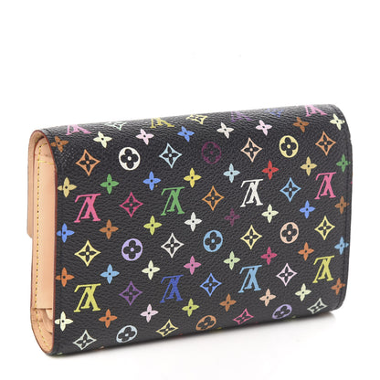 Louis Vuitton Monogram Multicolor Alexandra Wallet Black 3 of 7