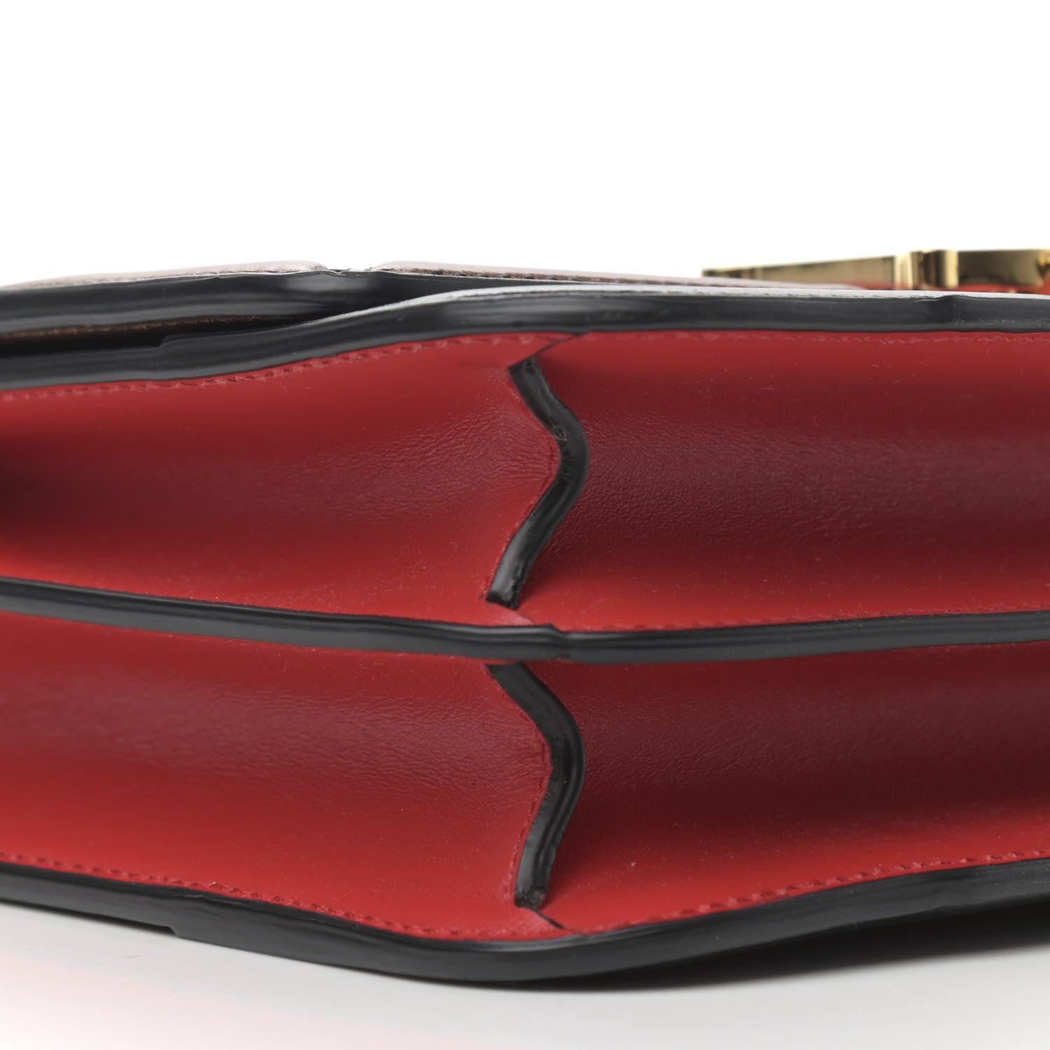 Burberry Applique Smooth Calfskin Small TB Bag Bright Red 9 of 11