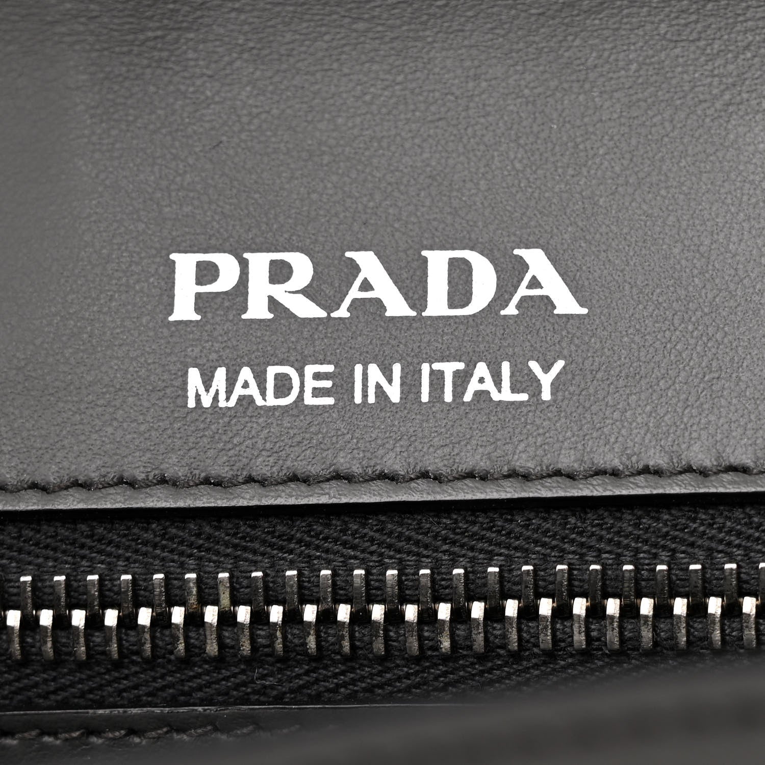 Prada Saffiano City Calfskin Studded Large Elektra Shoulder Bag Mercurio Black 6 of 14