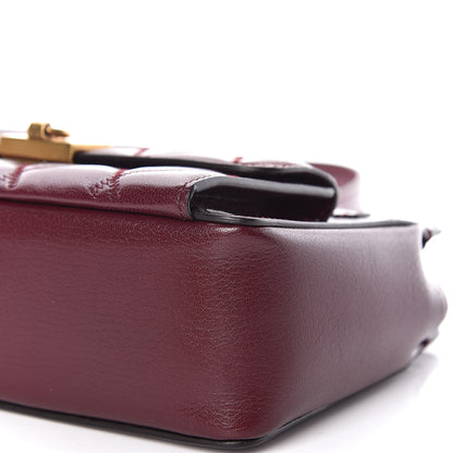 Givenchy Goatskin Diamond Quilted Pocket Crossbody Aubergine 6 of 8