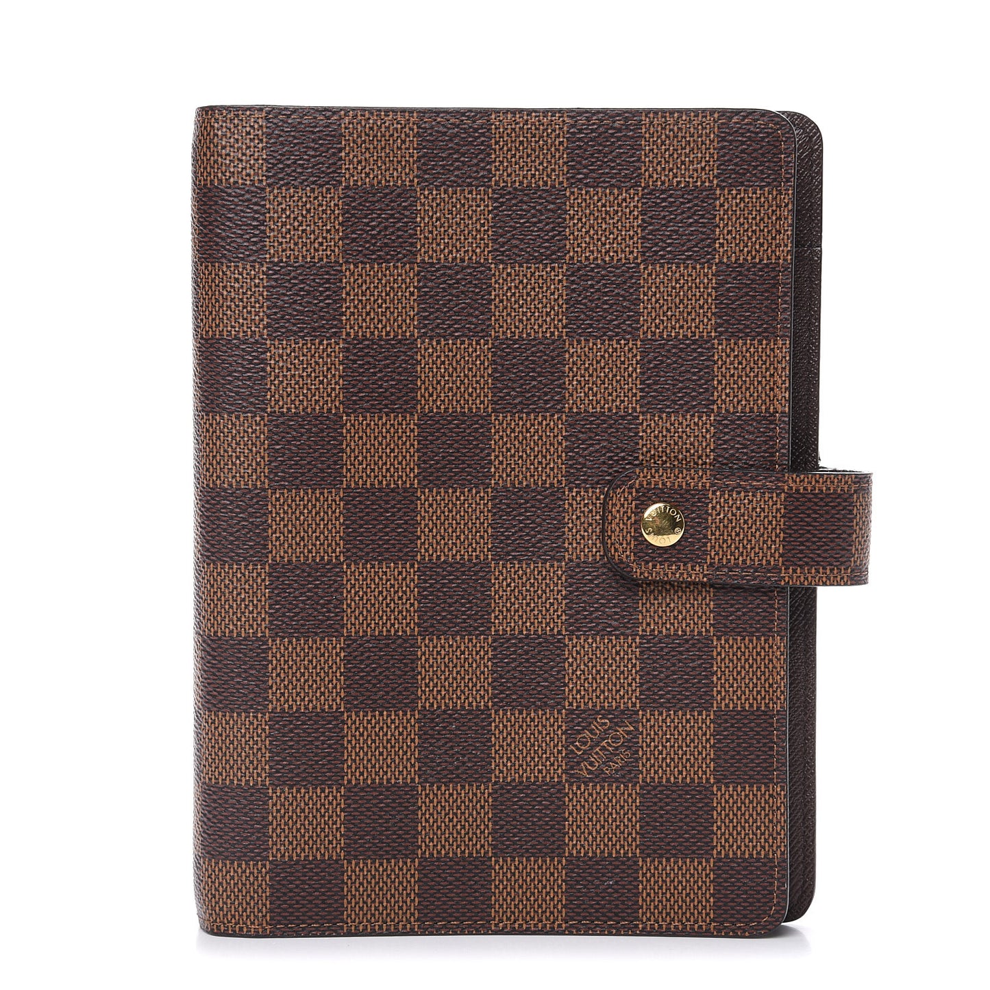 Damier Ebene Medium Ring Agenda Cover