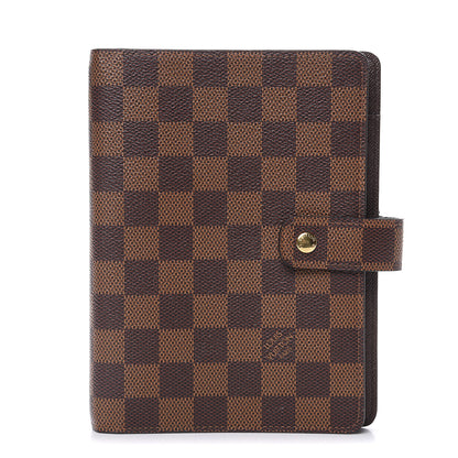 Louis Vuitton Damier Ebene Medium Ring Agenda Cover 1 of 8