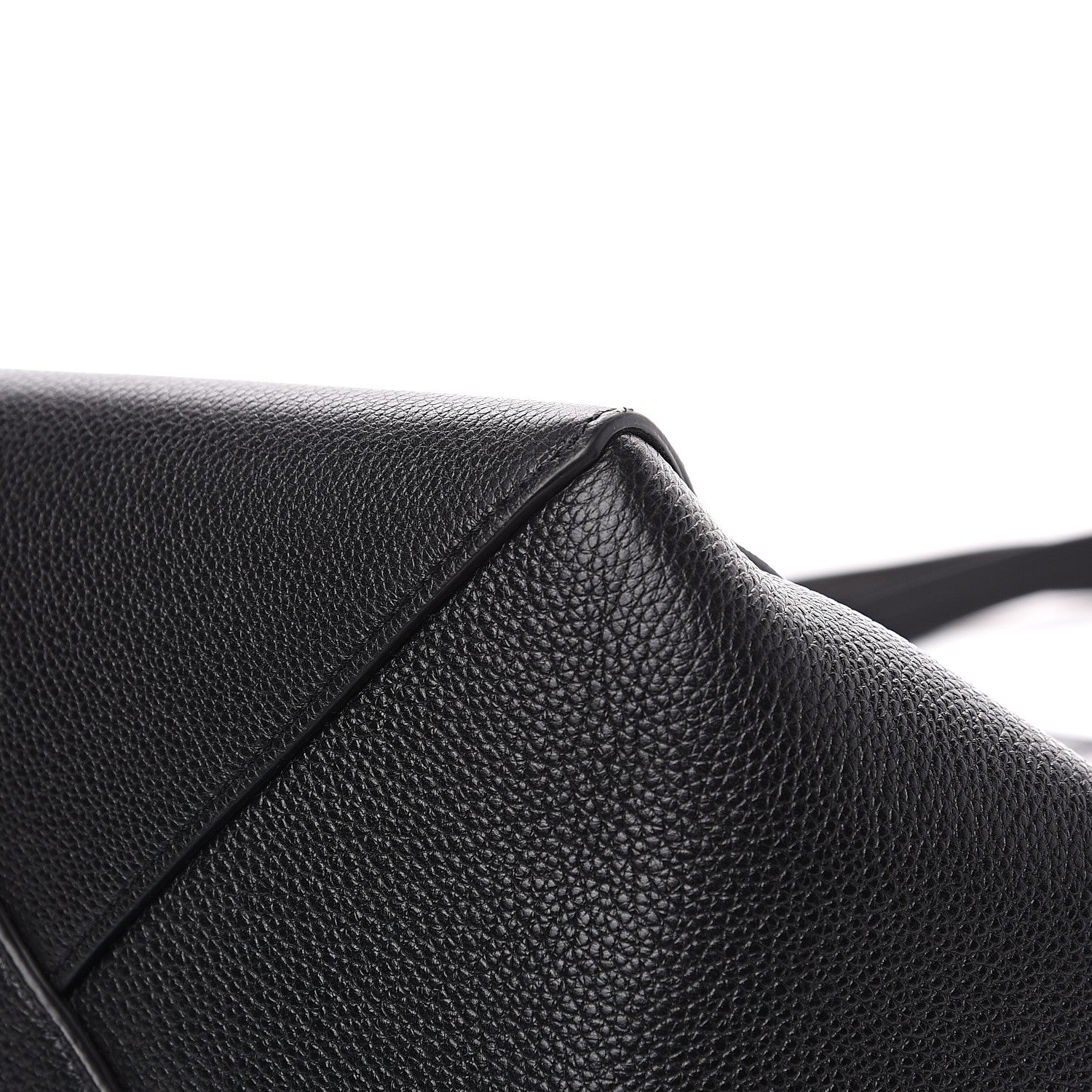 Celine Soft Grained Calfskin Small Belt Cabas Phantom Black 10 of 10