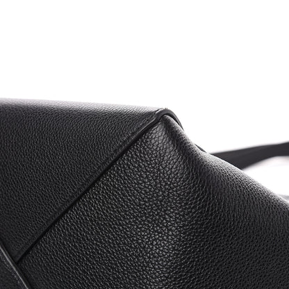 Celine Soft Grained Calfskin Small Belt Cabas Phantom Black 10 of 10