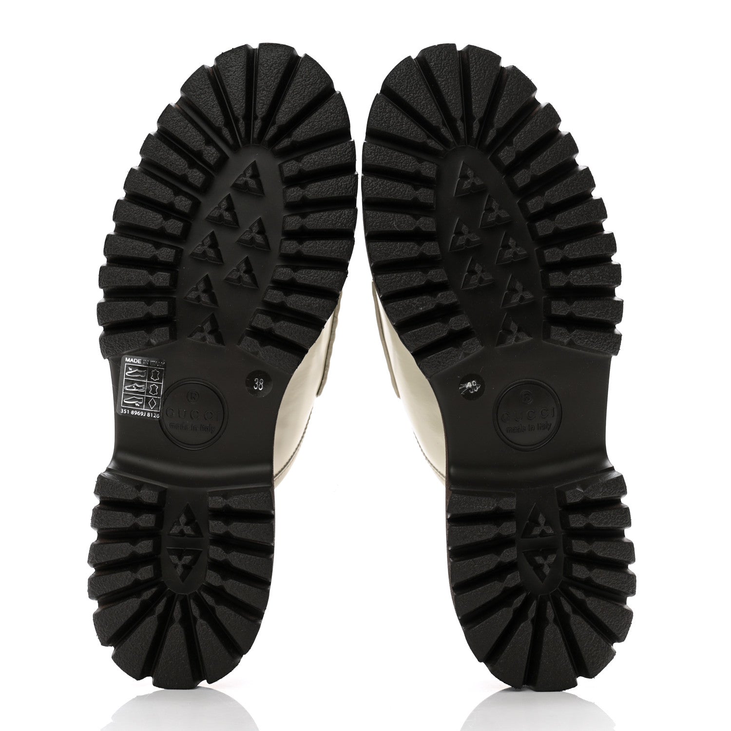 Gucci Cordovan Lux Horsebit Platform Mules 38 Mystic White 5 of 11