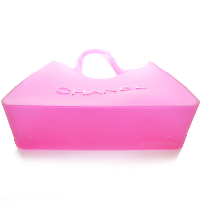 Chanel Jelly Rubber Small Tote Pink 4 of 8