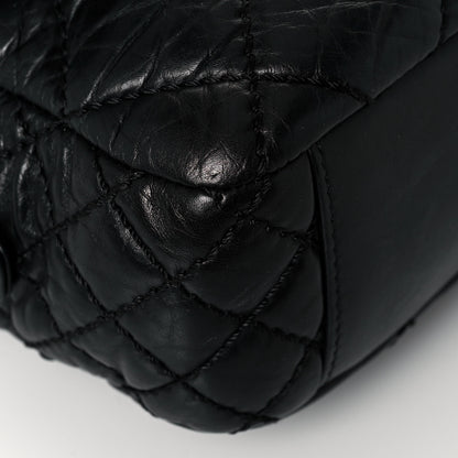 Chanel Aged Calfskin Medium New Portobello Flap Black 9 of 15