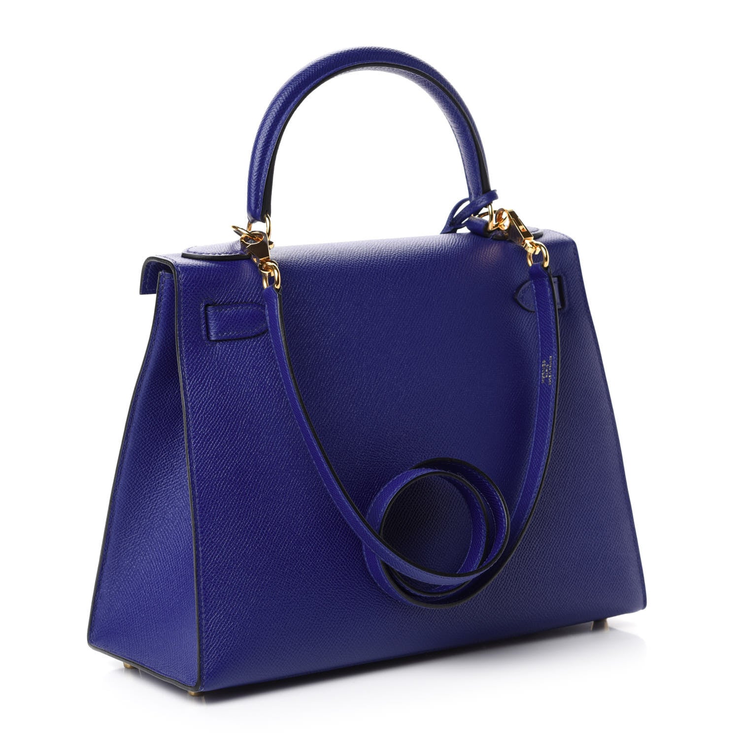 Hermes Epsom Kelly Sellier 28 Bleu Electrique 3 of 11