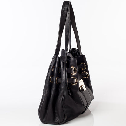 Jimmy Choo Leather Riki Black 3 of 9