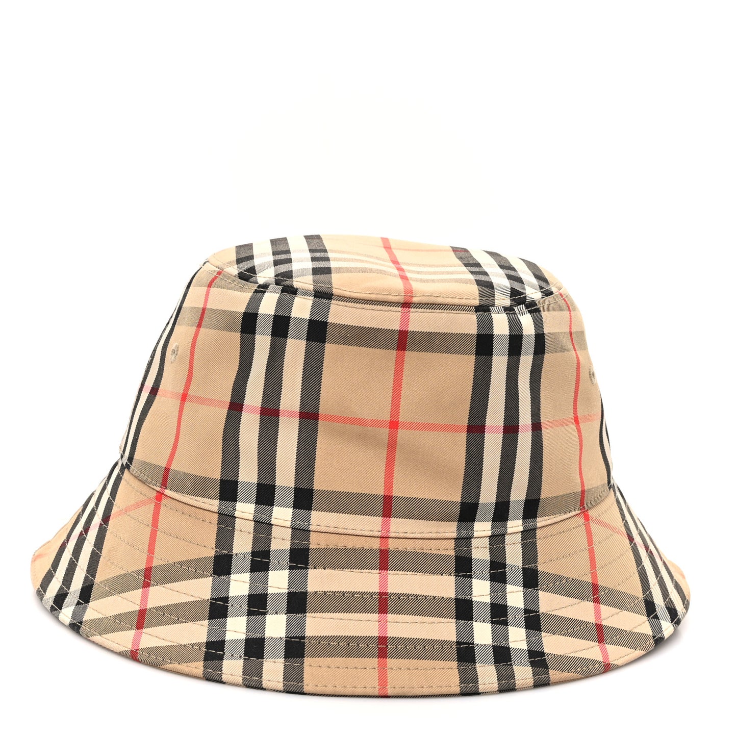 Technical Cotton Vintage Check Bucket Hat M Archive Beige