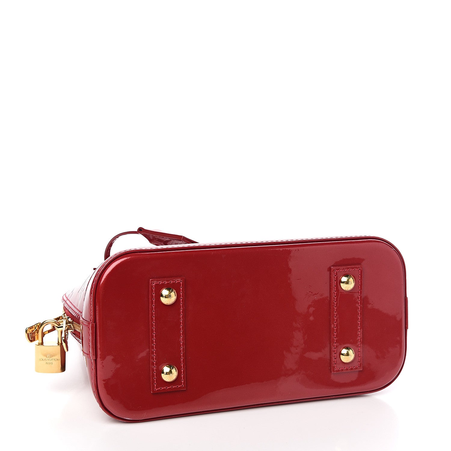 Louis Vuitton Vernis Alma BB Pomme D'Amour 3 of 9