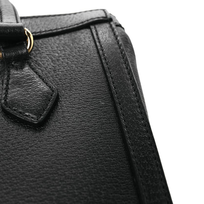 Gucci Textured Calfskin Web Small Ophidia Tote Bag Black 12 of 13