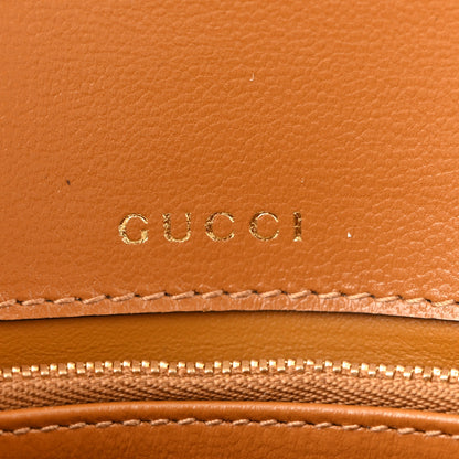 Gucci Suede Shearling Horsebit Mini 1955 Shoulder Bag Honey Beige Milk 6 of 11