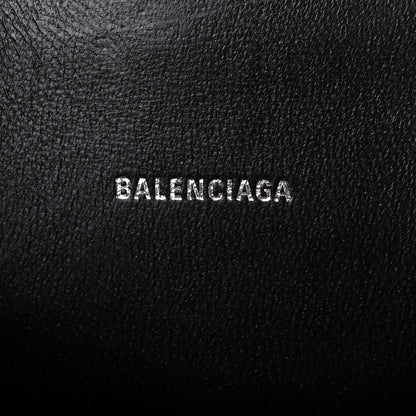Balenciaga Metallic Calfskin Crocodile Embossed Hourglass Top Handle Bag XS Lilac 6 of 10