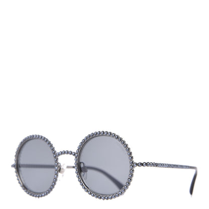 Chanel Pearl Round Sunglasses 71138 Grey 1 of 7