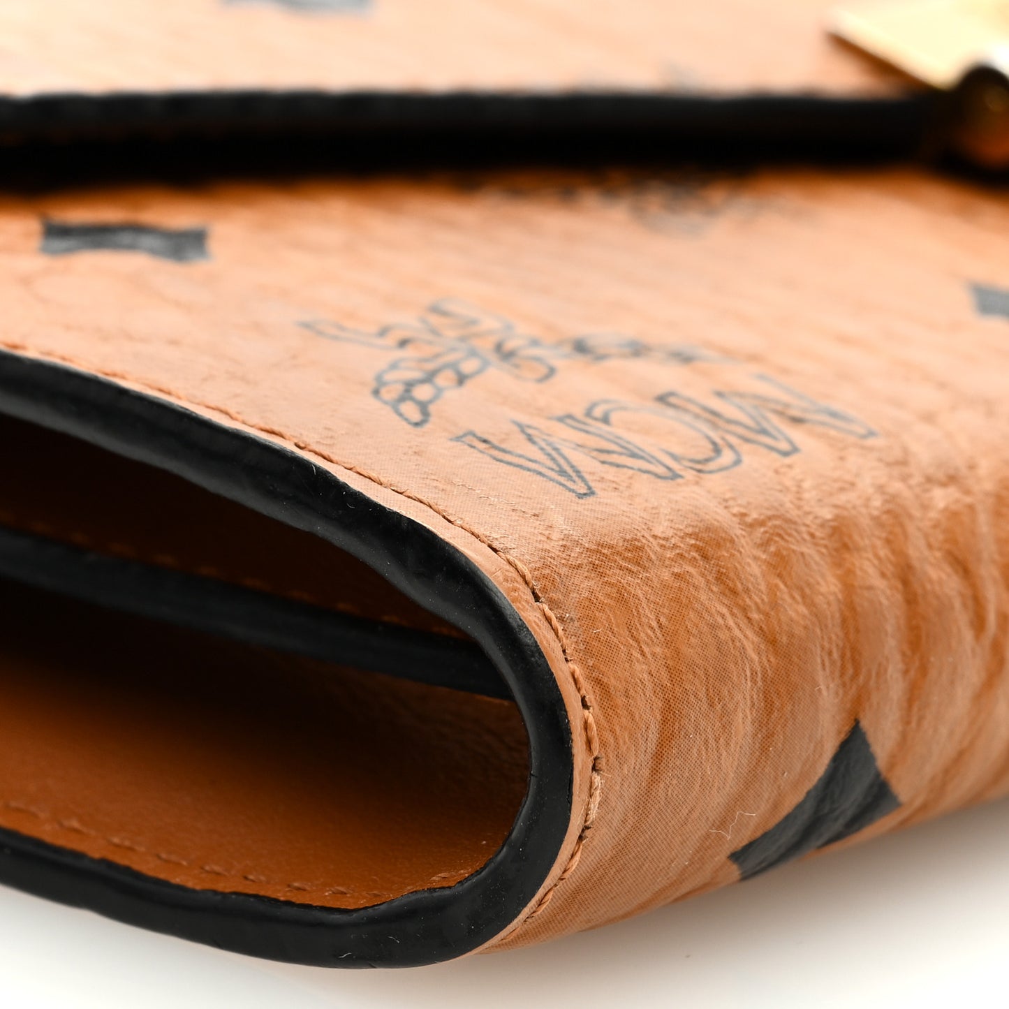 Visetos Large Patricia Wallet On Chain Cognac