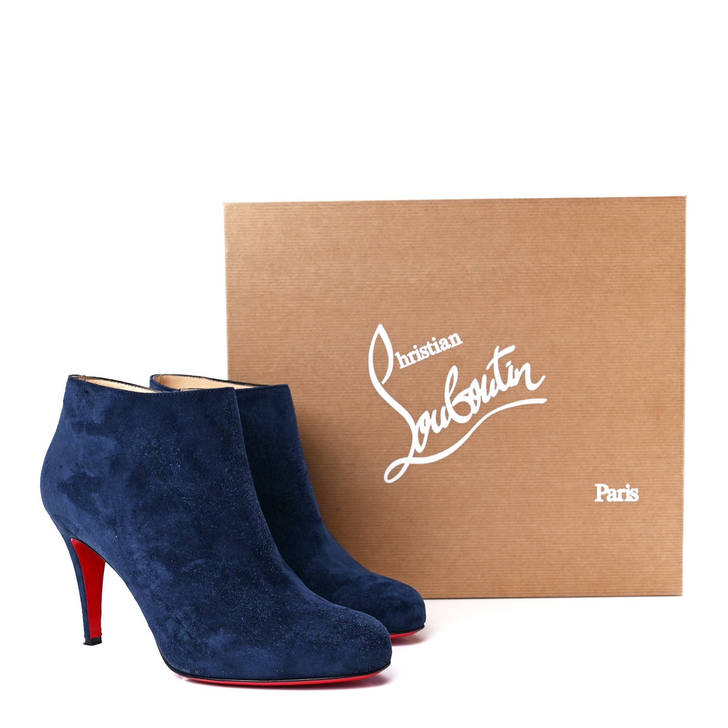 Veau Velours Belle 85 Ankle Boots 39 China Blue