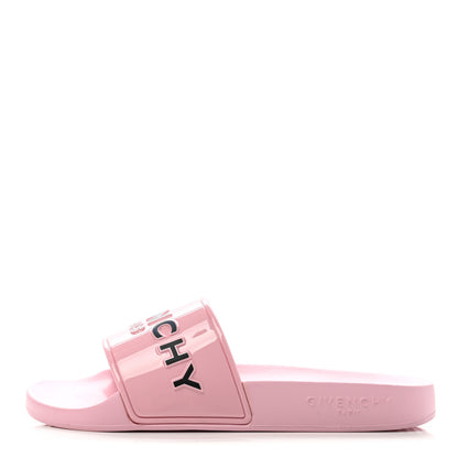 Givenchy Rubber Womens Logo Womens Pool Slides Sandals 36 Light Pink 1 of 9