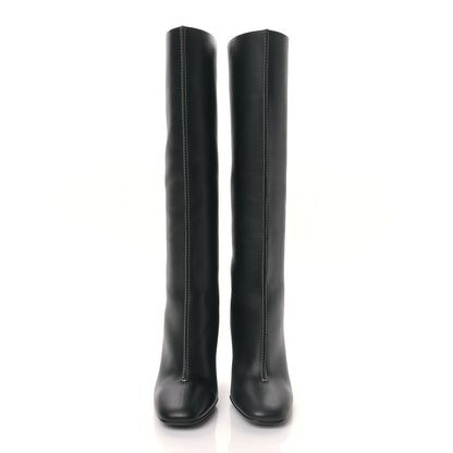 Hermes Calfskin Dressage Boots 35.5 Black 2 of 6