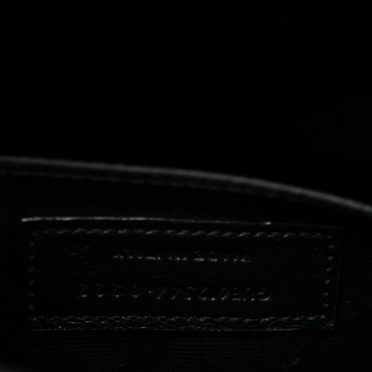 Saint Laurent Calfskin Matelasse Monogram Monochrome Lou Camera Bag Black 7 of 12