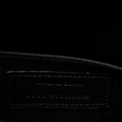 Saint Laurent Calfskin Matelasse Monogram Monochrome Lou Camera Bag Black 7 of 12