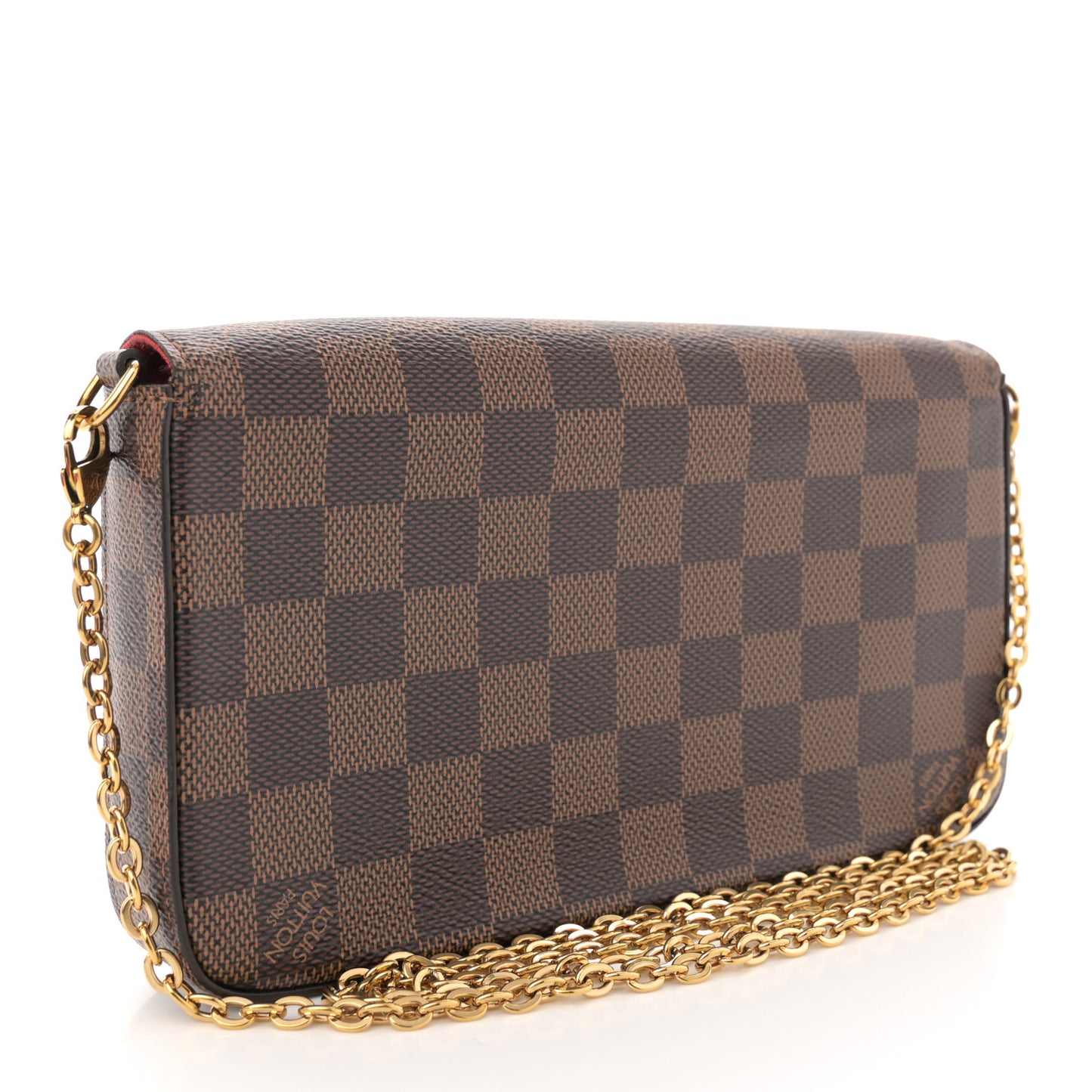 Damier Ebene Pochette Felicie Chain Wallet
