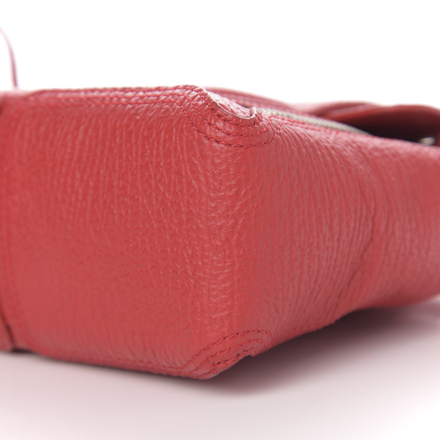 3.1 Textured Calfskin Mini Pashli Satchel Red