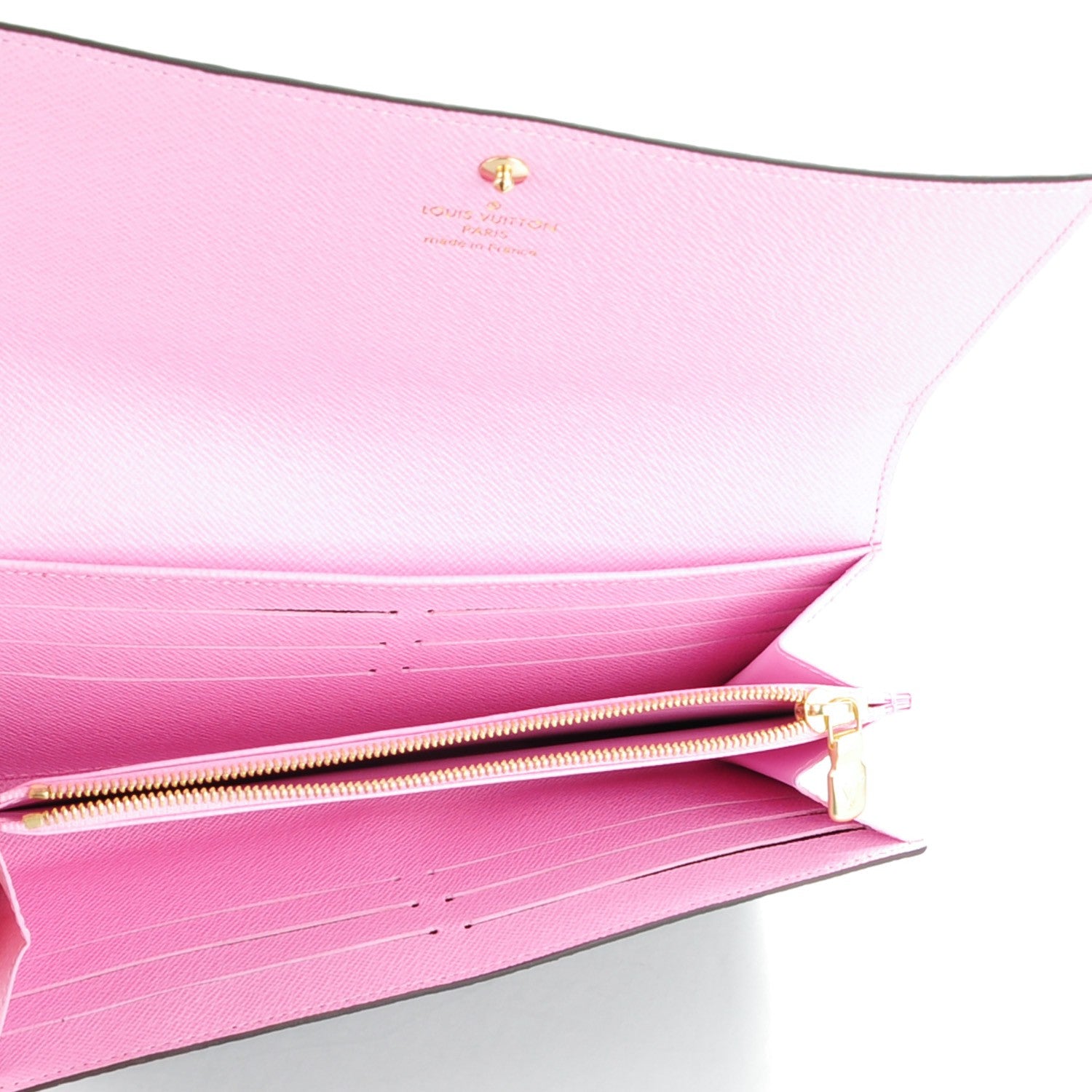 Louis Vuitton Monogram 2016 Christmas Animation Sarah Wallet Rose Ballerine 5 of 7