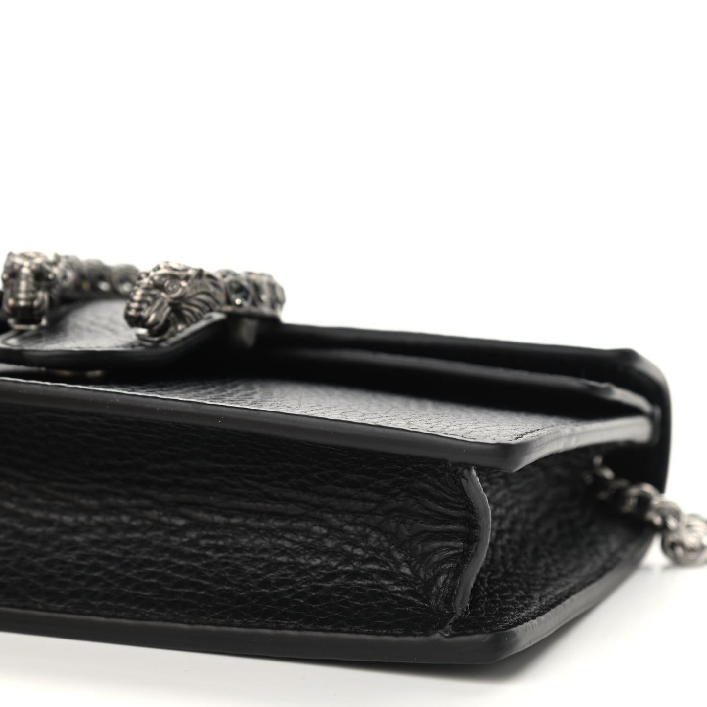 Calfskin Super Mini Dionysus Shoulder Bag Black