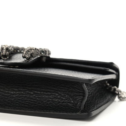 Gucci Calfskin Super Mini Dionysus Shoulder Bag Black 8 of 8
