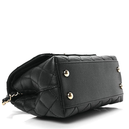 Chanel Caviar Quilted Extra Mini Coco Handle Flap Black 4 of 9