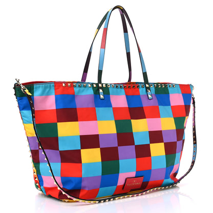 Valentino Garavani Nylon Rockstud 1973 Easy Tote Multicolor 2 of 11