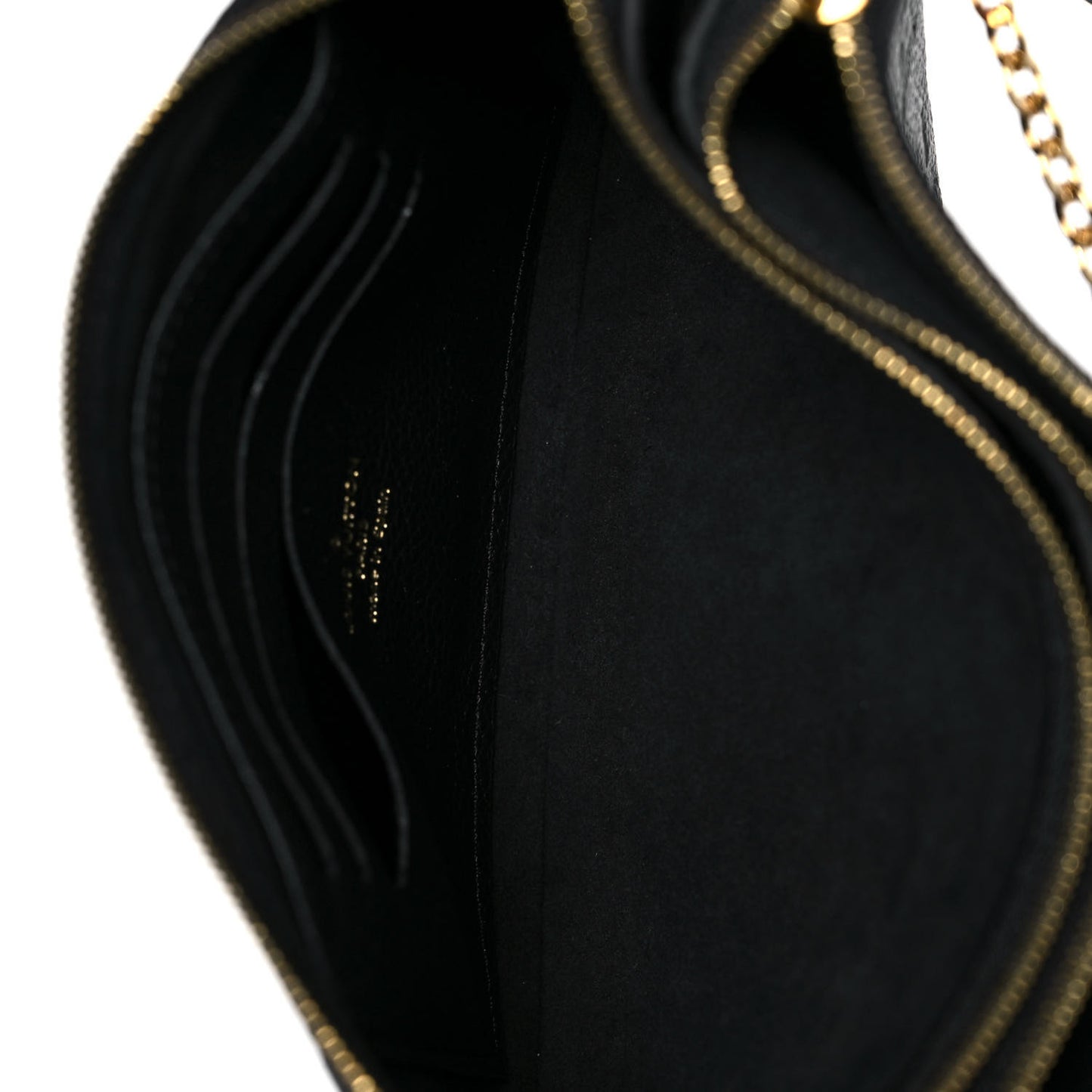 Empreinte Double Zip Pochette Black
