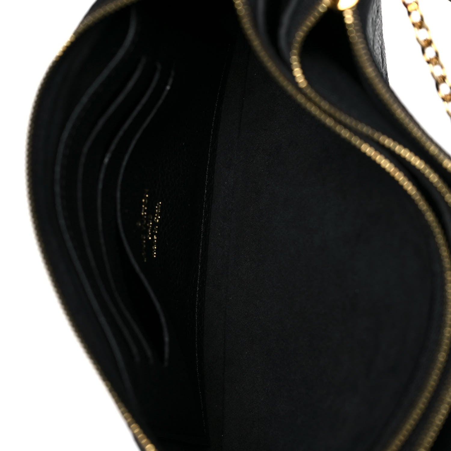 Louis Vuitton Empreinte Double Zip Pochette Black 5 of 10