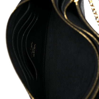 Louis Vuitton Empreinte Double Zip Pochette Black 5 of 10