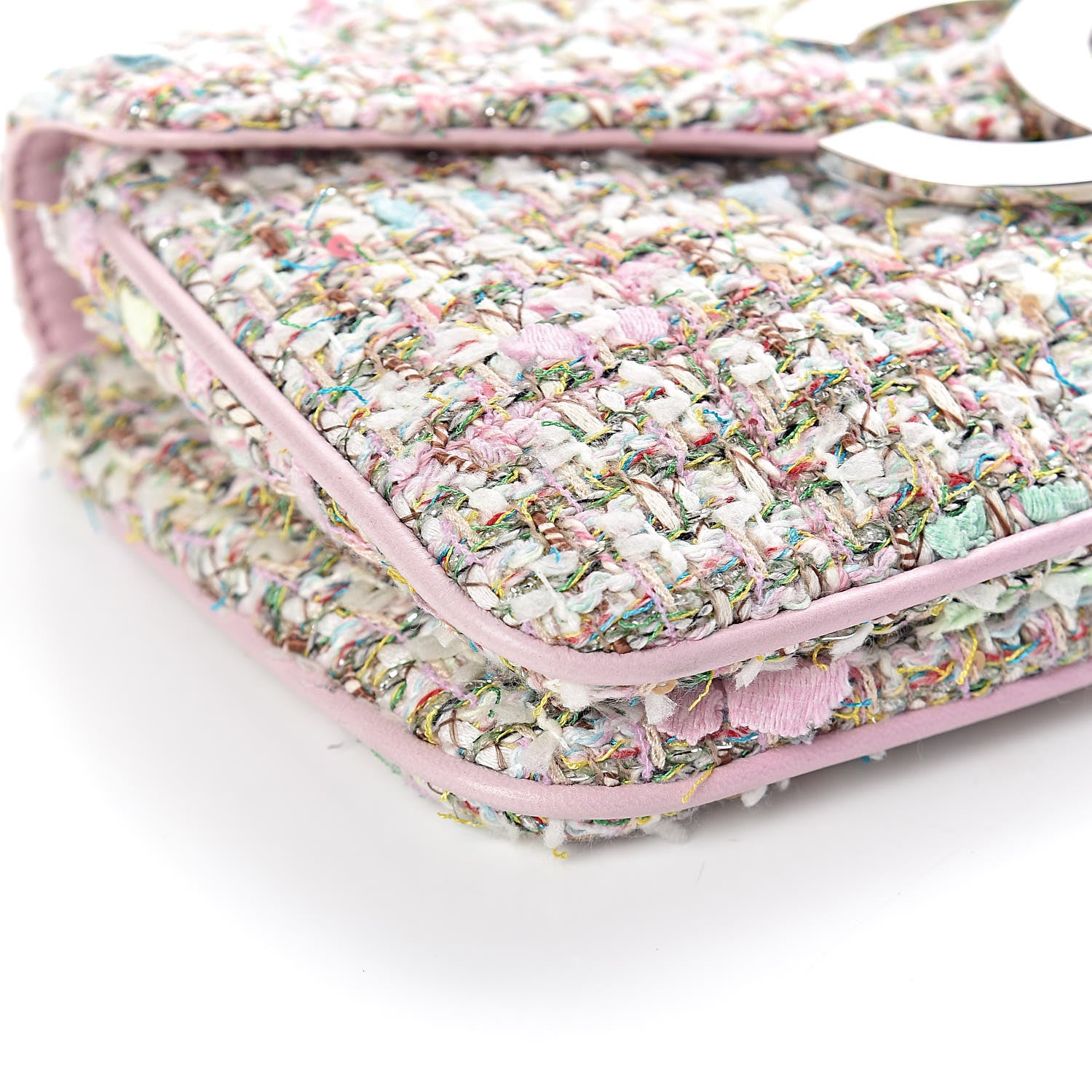 Chanel Tweed CC Flap Multicolor 8 of 11