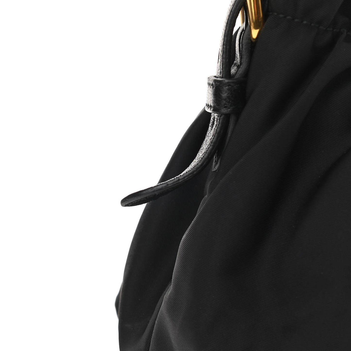 Tessuto Nylon Braided Hobo Black