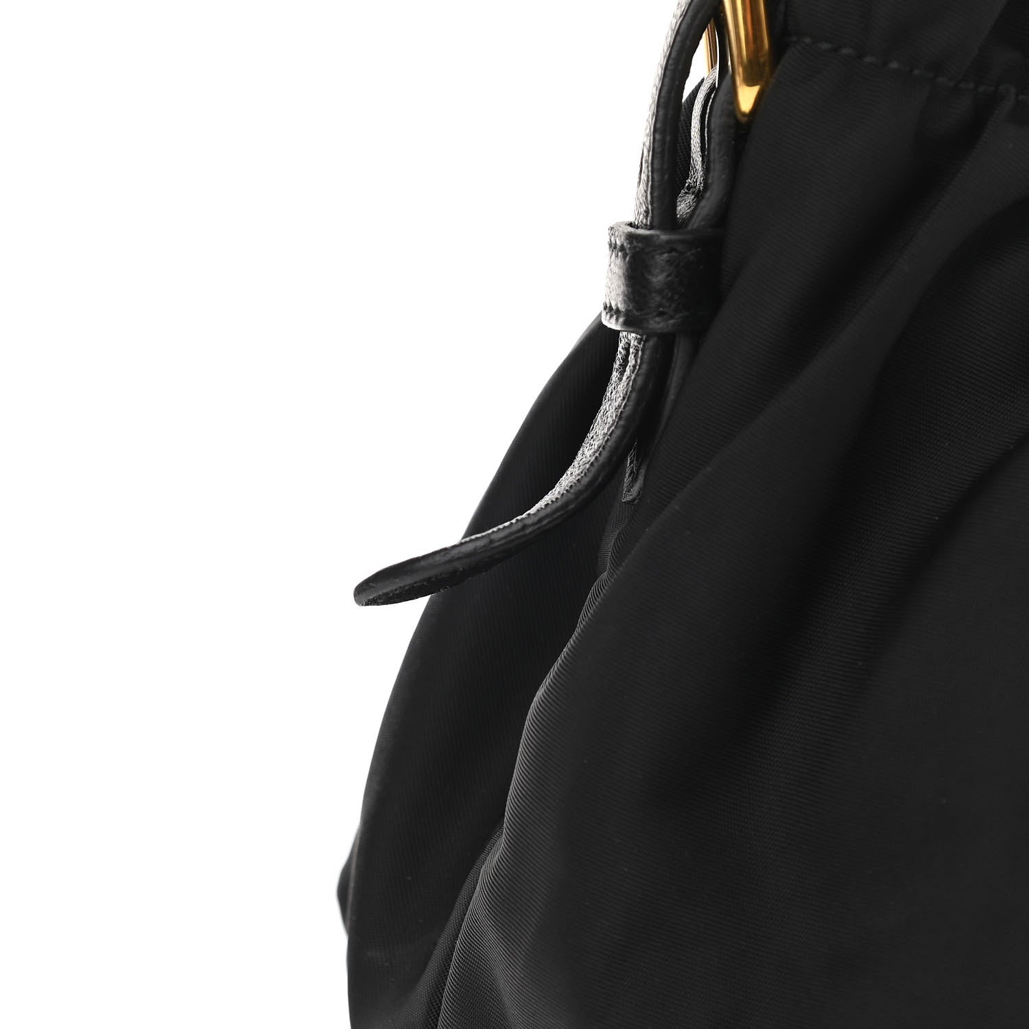 Prada Tessuto Nylon Braided Hobo Black 10 of 11