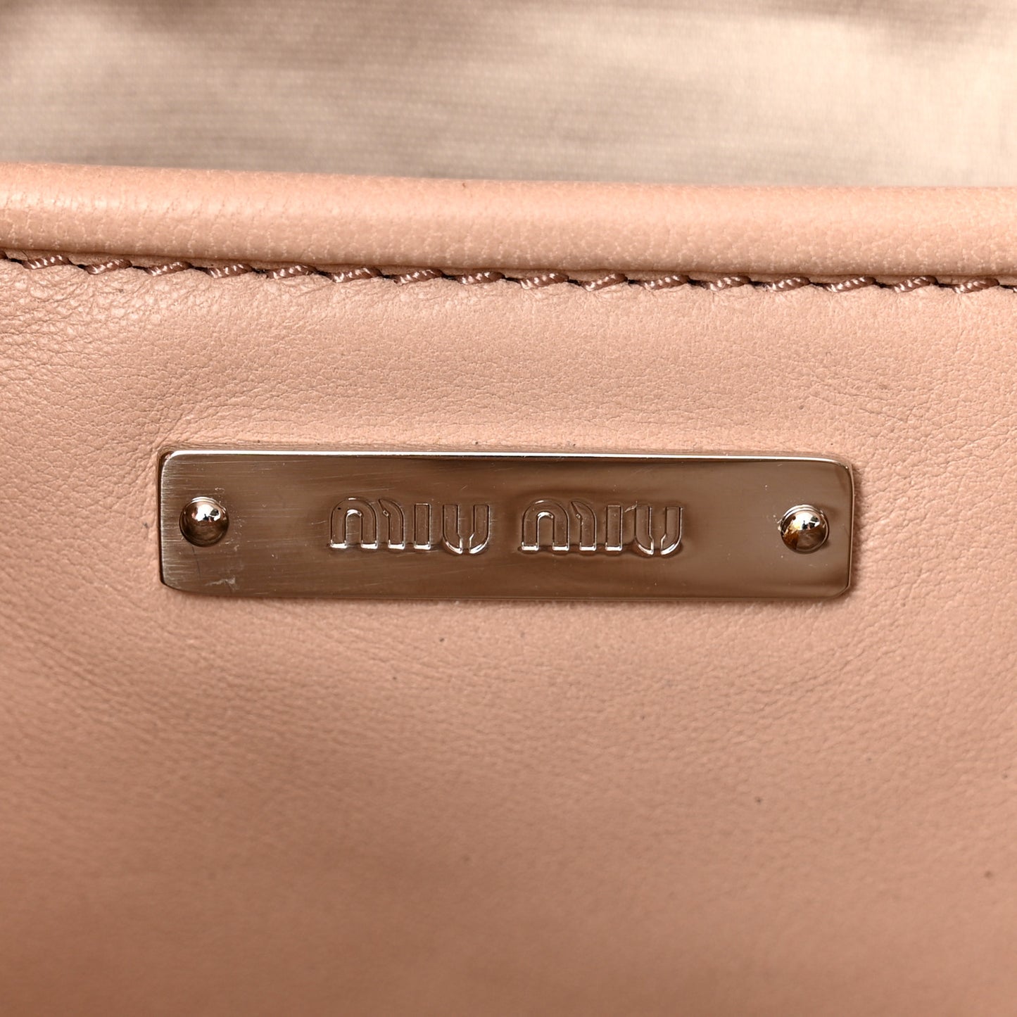 Nappa Matelasse Crystal Flap Clutch Cammeo